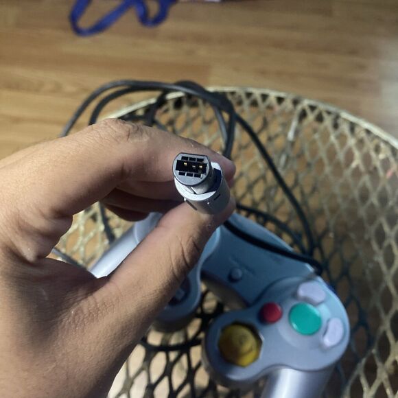 Nintendo Gamecube Platinum Silver Controller Official OEM Untested - Picture 13 of 15